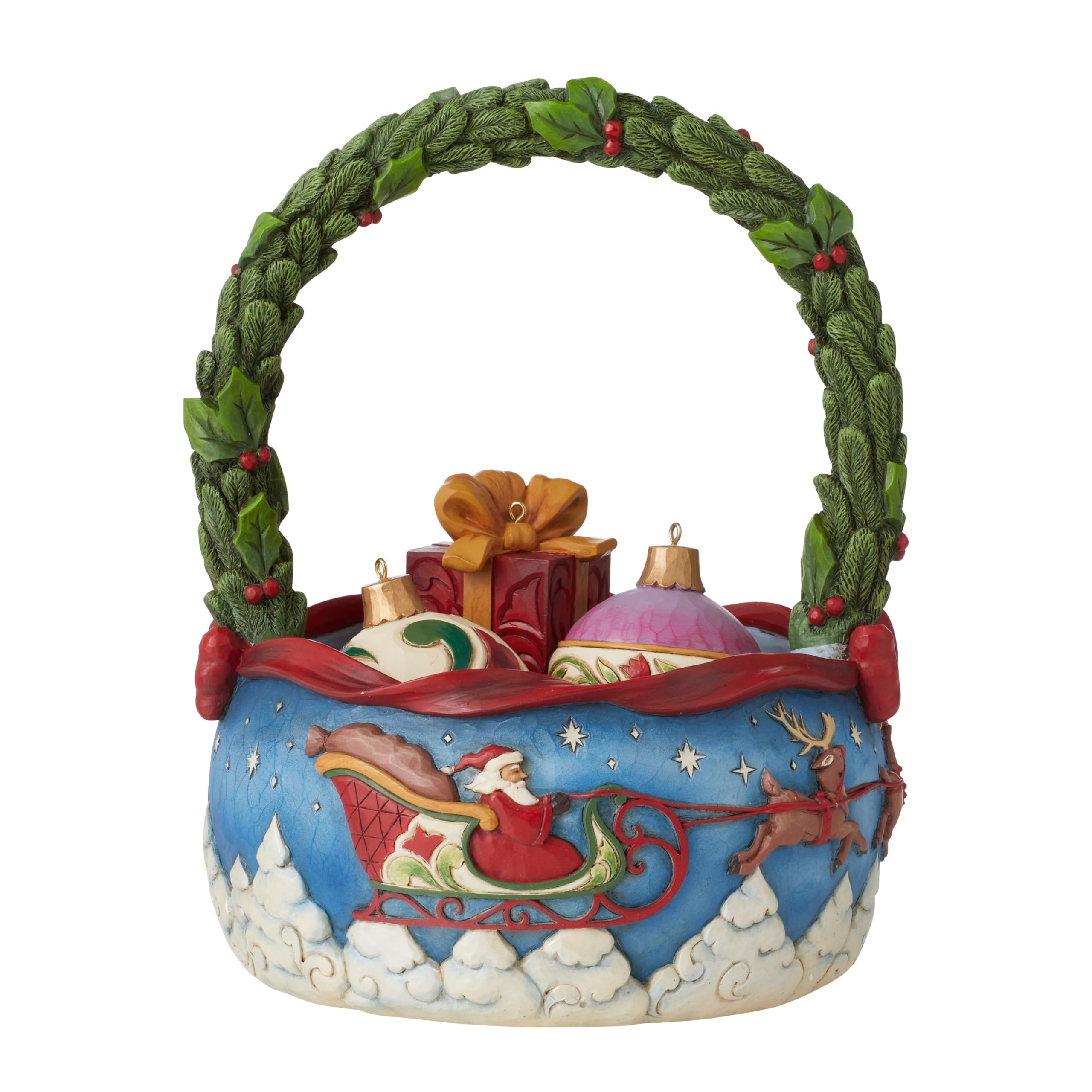 Two Sided Christmas Basket
