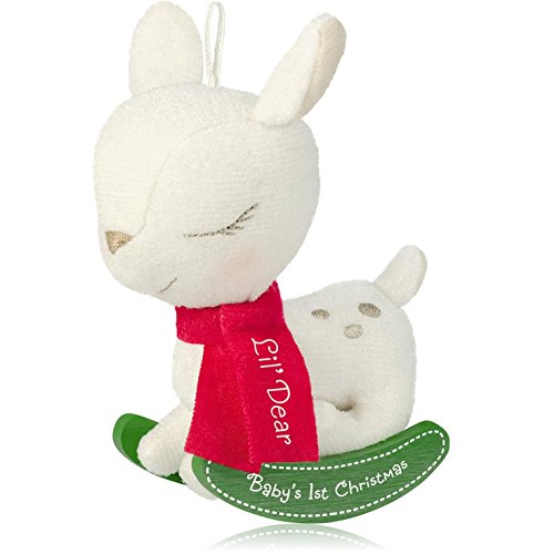 Hallmark Keepsake Ornament Baby's 1st Christmas Lil' Dear 2014