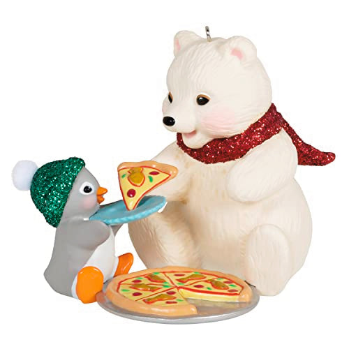 Hallmark Keepsake Christmas Ornament 2023, Snowball and Tuxedo Sharing a Slice
