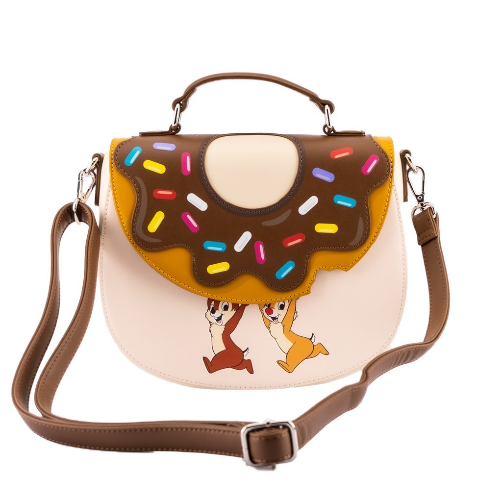 Disney Loungefly Crossbody Bag - Chip And Dale Sweet Treats Donut Snatchers