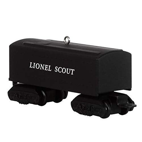 Hallmark Keepsake Christmas Ornament 2019 Year Dated Train 1001T, Metal, Lionel 101T Scout Tender