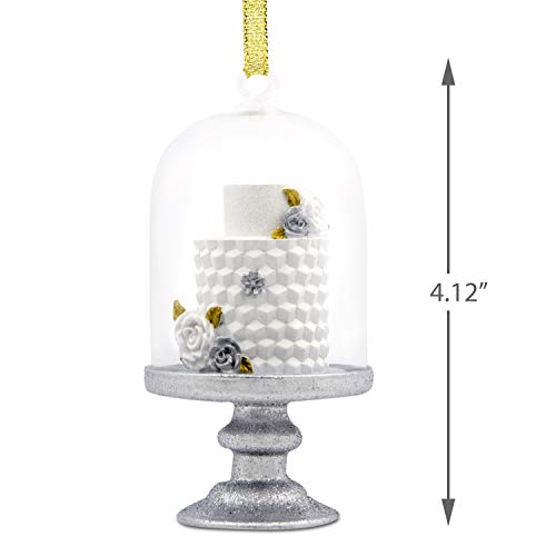 Hallmark Signature Wedding Cake Ornament "Made For Each Other"