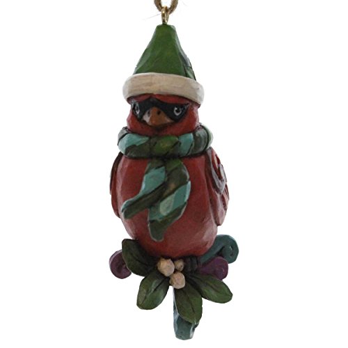 Jim Shore Heartwood Creek Cardinal on Branch Hanging Ornament