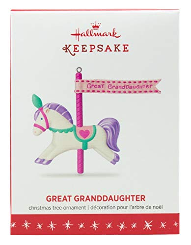 Hallmark Keepsake Ornament Great Granddaughter Carousel 2016