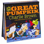 It’s The Great Pumpkin Charlie Brown Hallmark Lighted Pop Up Book