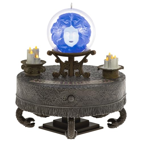 Hallmark Keepsake Christmas Ornament 2023, Disney The Haunted Mansion Collection Madame Leota with Light and Sound, Gifts for Disney Fans