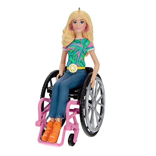 Hallmark Keepsake Christmas Ornament 2023, Barbie Fashionista with Wheelchair, Gifts for Her