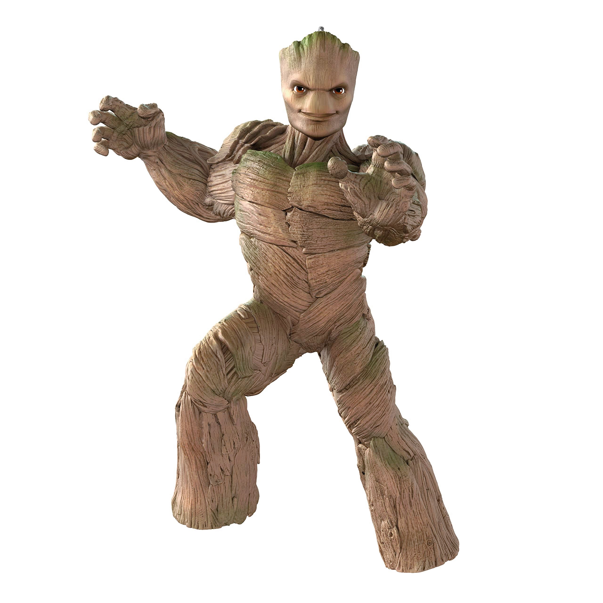 Hallmark Keepsake Christmas Ornament 2023, Marvel Studios Guardians of The Galaxy Vol. 3 Groot Ornament, Super Hero Gifts