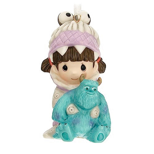 Hallmark Keepsake Christmas Ornament 2023, Disney/Pixar Precious Moments Monsters, Inc. Boo and Sulley Porcelain, Gifts for Disney Fans