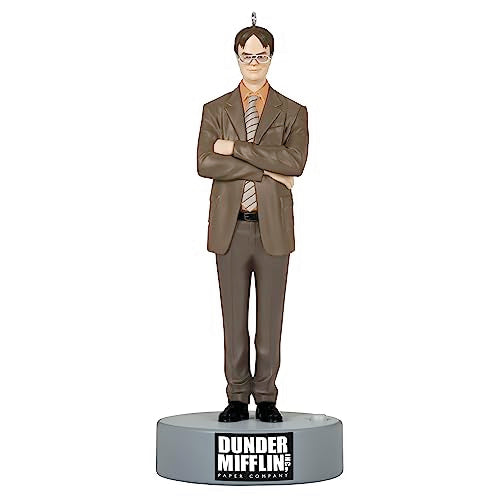 Hallmark Keepsake Christmas Ornament 2023, The Office Dwight Schrute Ornament with Sound, TV Show Gifts