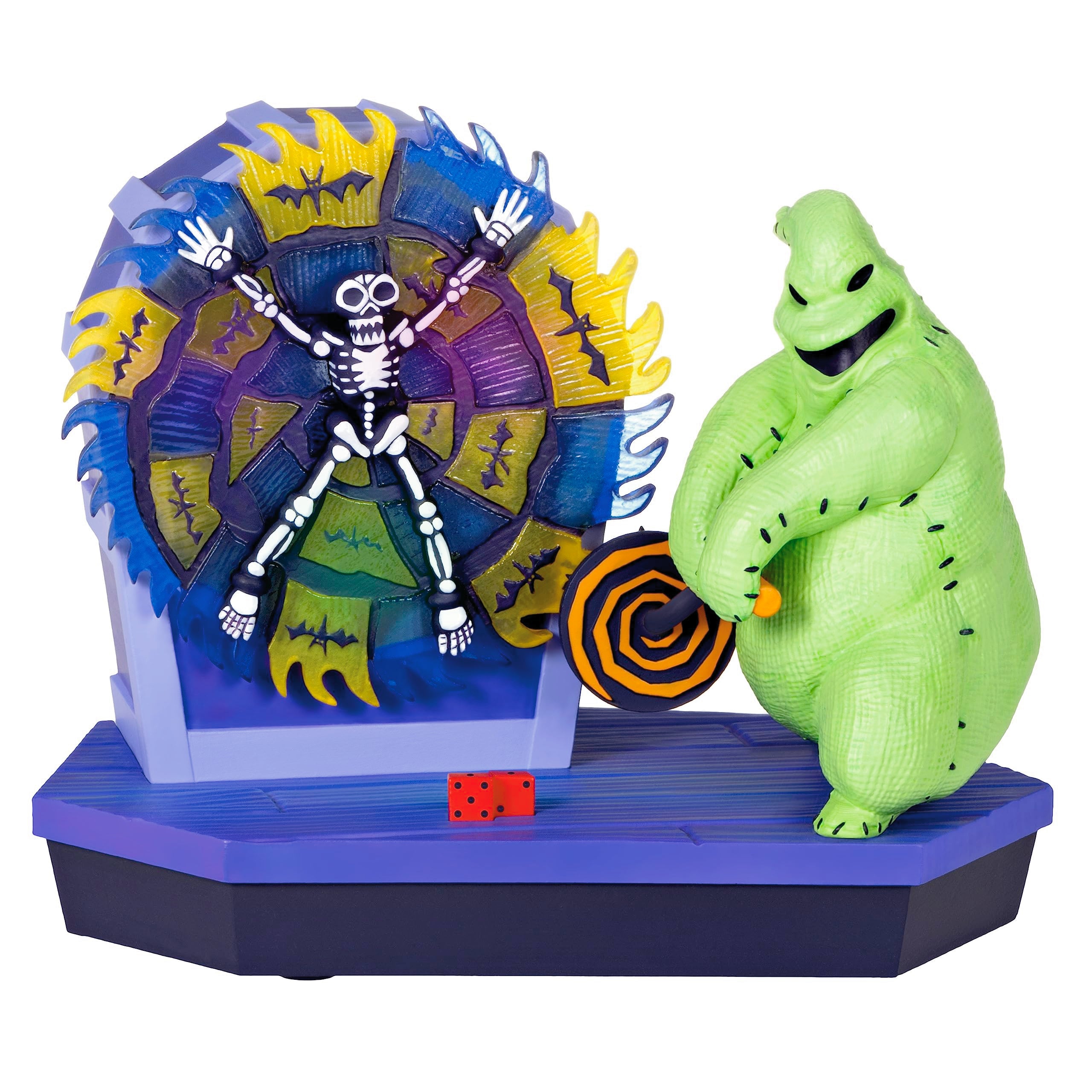 Hallmark Keepsake Christmas Ornament 2023, Disney Tim Burton's The Nightmare Before Christmas 30th Anniversary Mr. Oogie Boogie Musical with Light and Motion, Gifts for Disney Fans