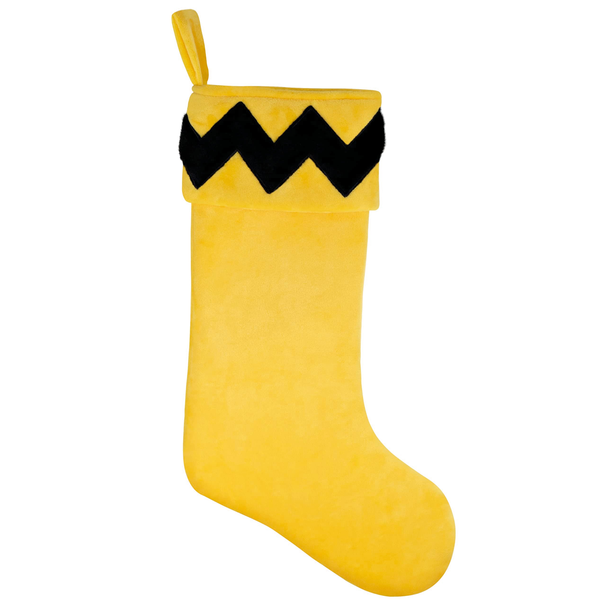 Hallmark Keepsake Christmas Stocking, The Peanuts Gang Charlie Brown, Fabric Stocking, Gifts for Peanuts Fans