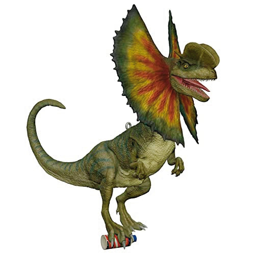 Hallmark Keepsake Christmas Ornament 2023, Jurassic Park 30th Anniversary Dilophosaurus, Dinosaur Gifts
