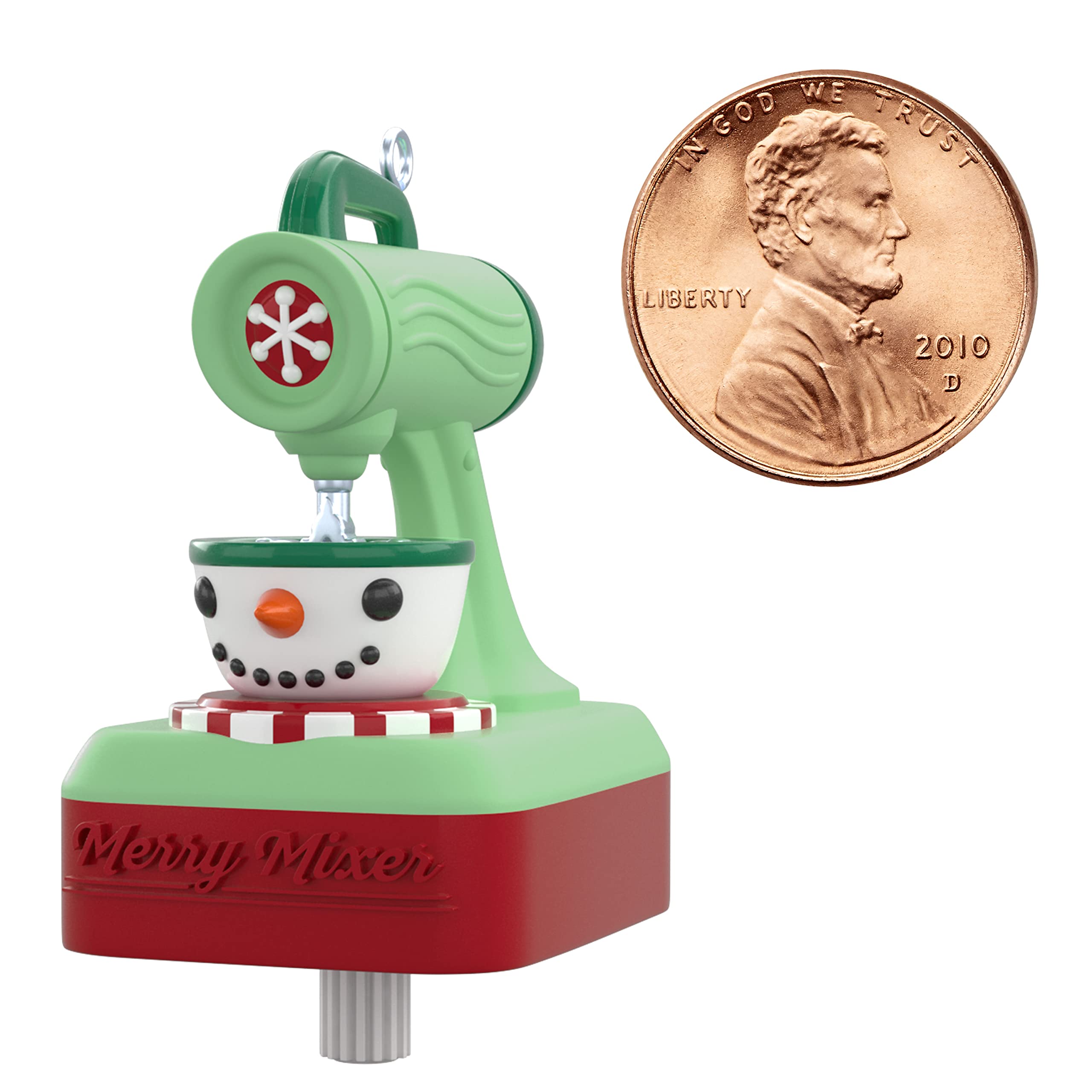 Hallmark Keepsake 1.47" Miniature Christmas Ornament 2022, Merry Mixer, Mini