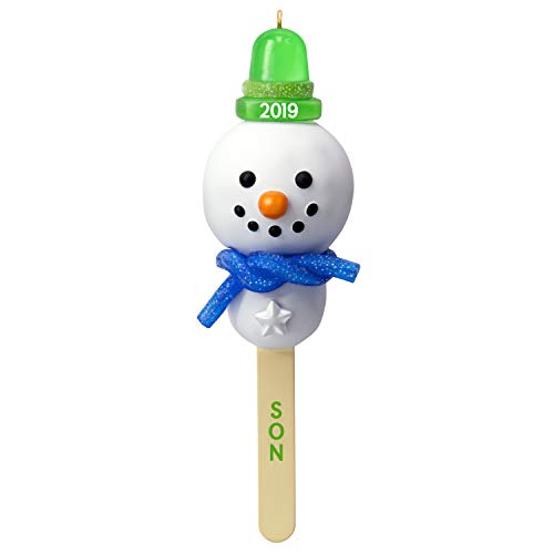 Hallmark Keepsake Christmas Ornament 2019 Year Dated Son Cake Pop Snowman