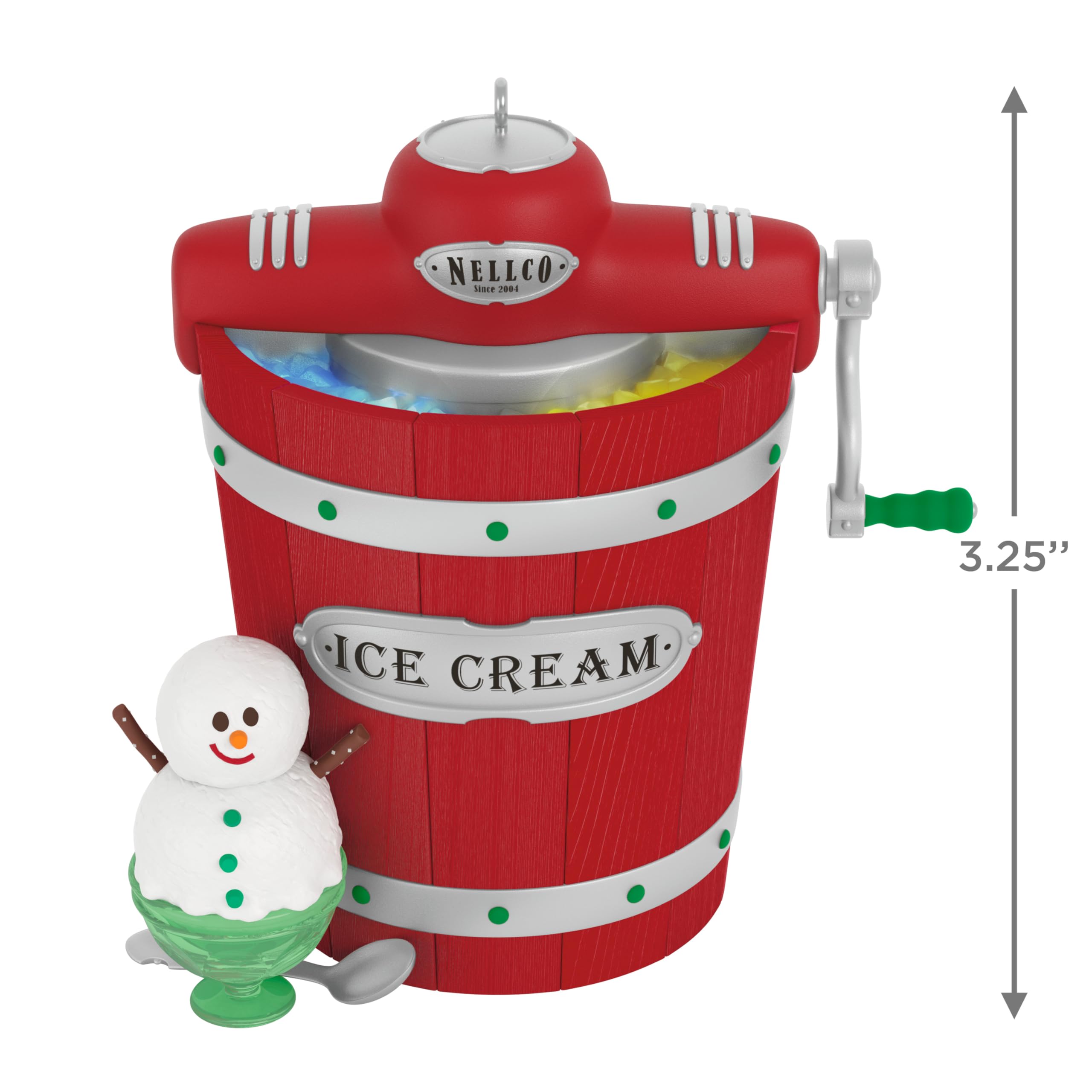 Nellco Ice Cream Maker 2025 Hallmark Keepsake Christmas Ornament