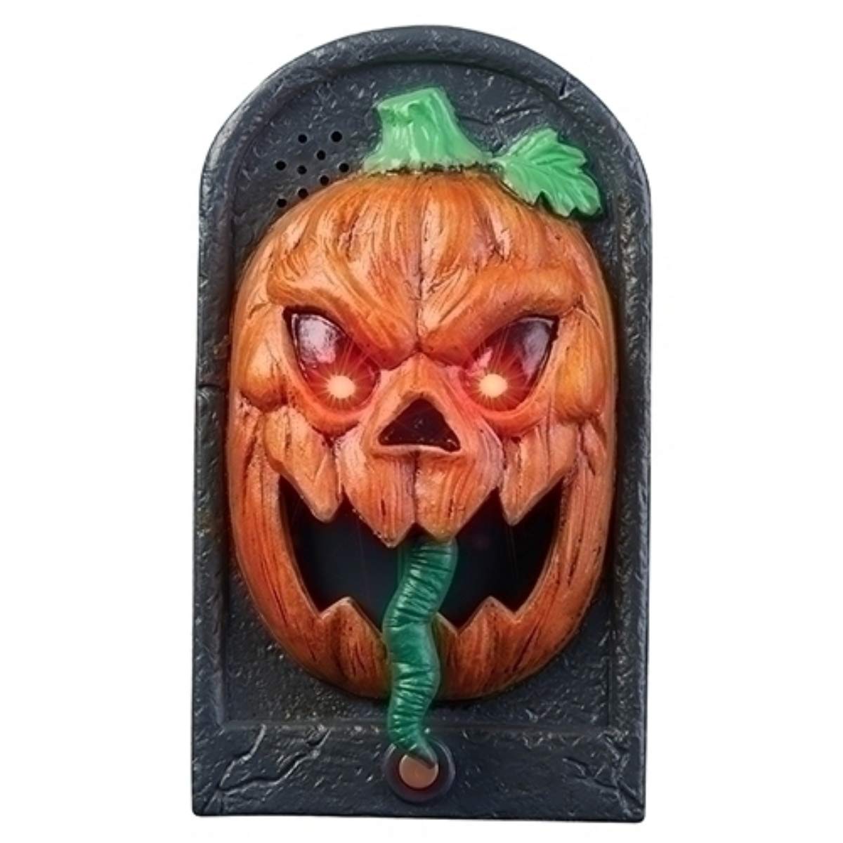 Halloween Scary Pumpkin Jack O' Lantern Doorbell Decoration