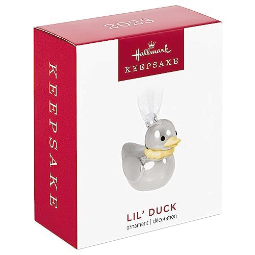 Hallmark Keepsake 0.88" Miniature Christmas Ornament 2023, Mini Lil' Duck