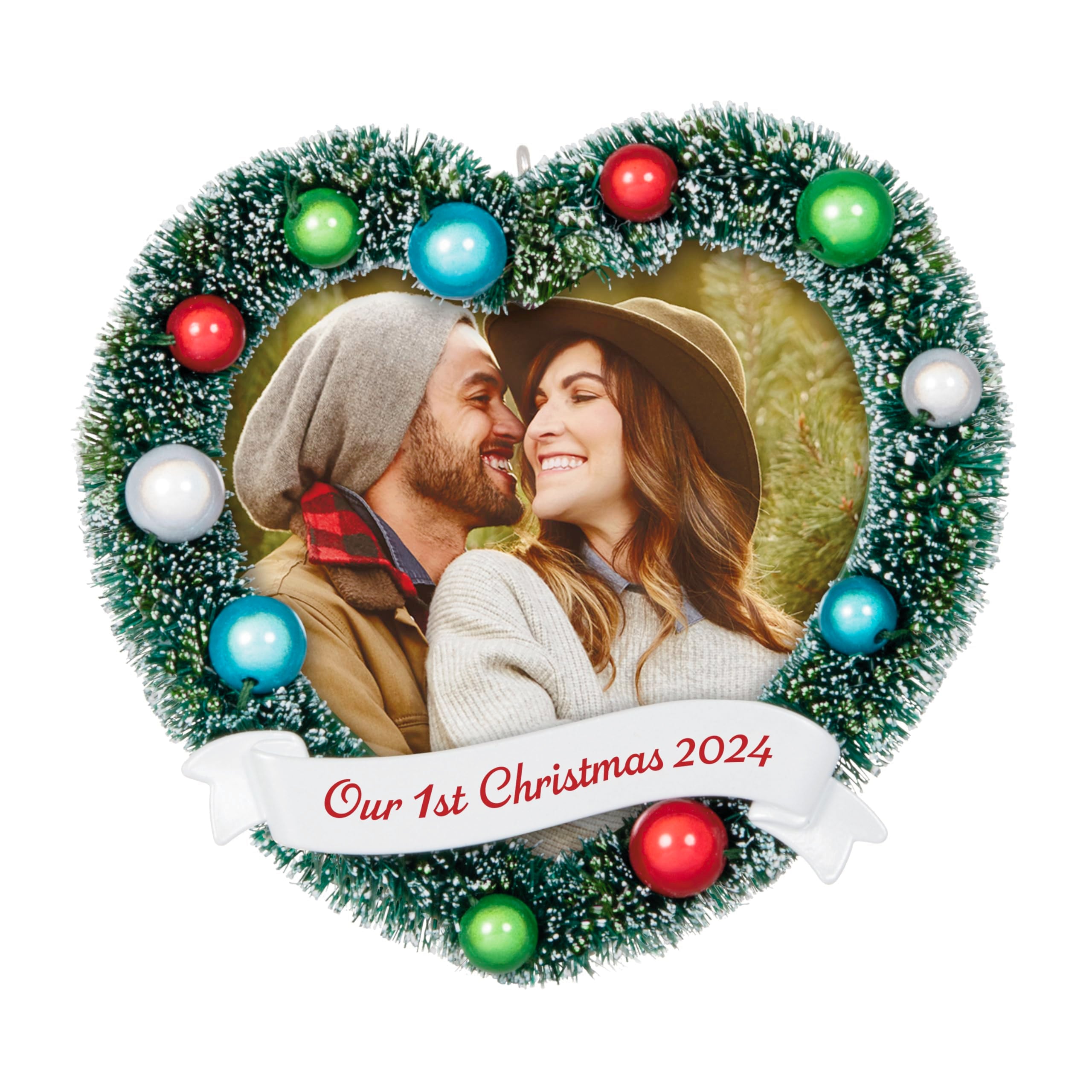 Hallmark Keepsake Christmas Ornament 2024, Our 1st Christmas 2024 Photo Frame, Gifts for Couples