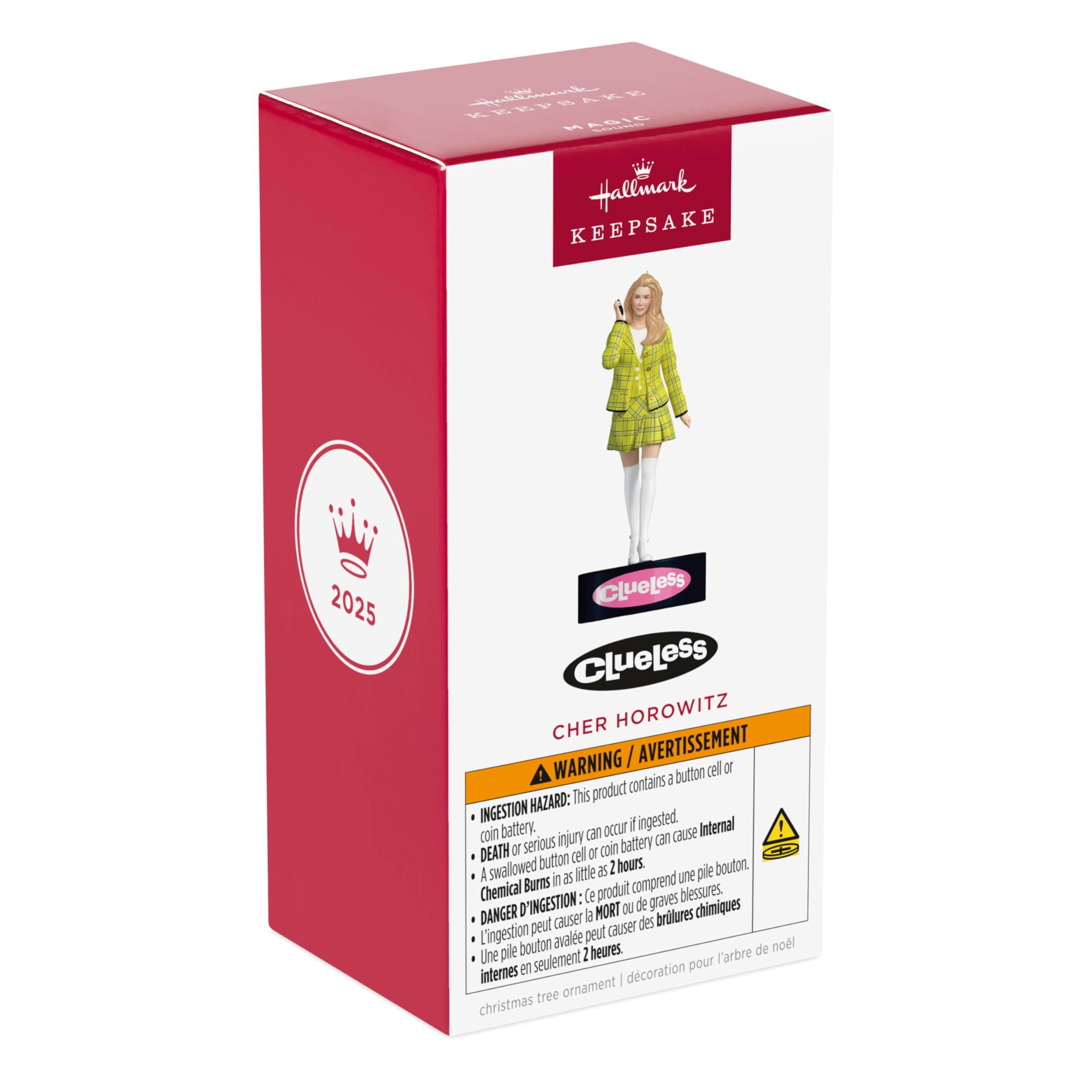 Cher Horowitz, Clueless, 2025 Hallmark Keepsake Christmas Ornament With Sound