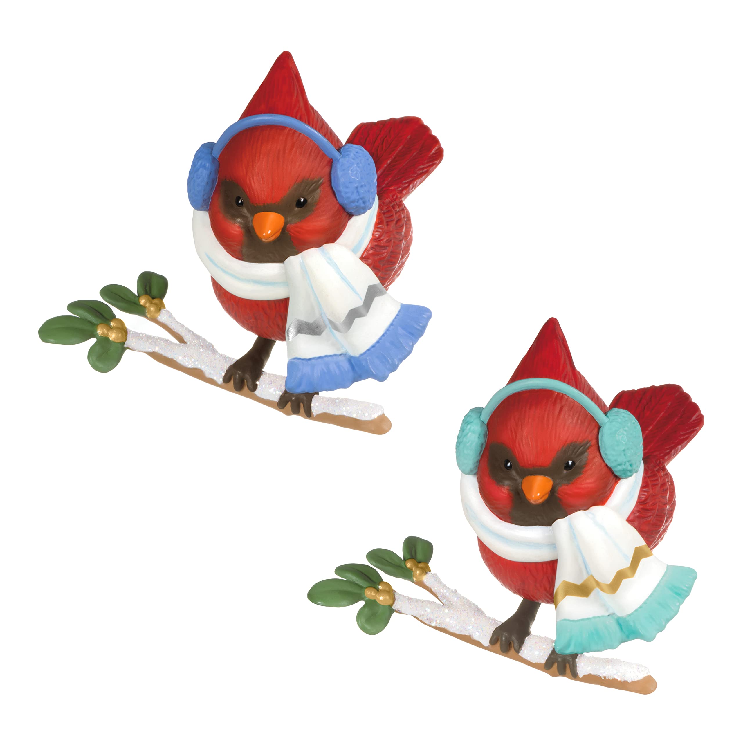 Hallmark Keepsake Christmas Ornament 2022, Cozy Critters Red Cardinal Ornament Surprise Mystery Box