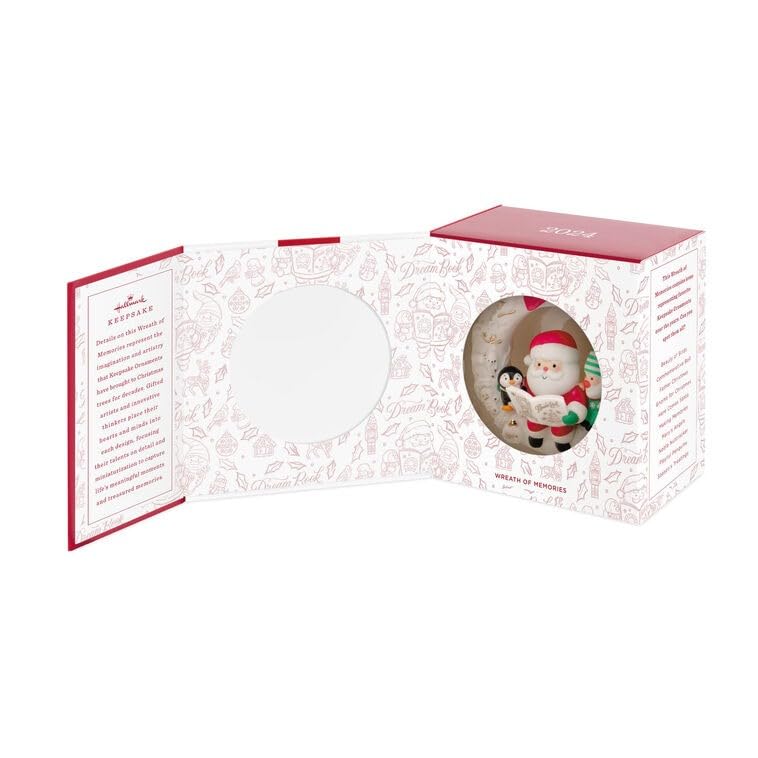 Wreath of Memories 2024 Porcelain Keepsake Ornament