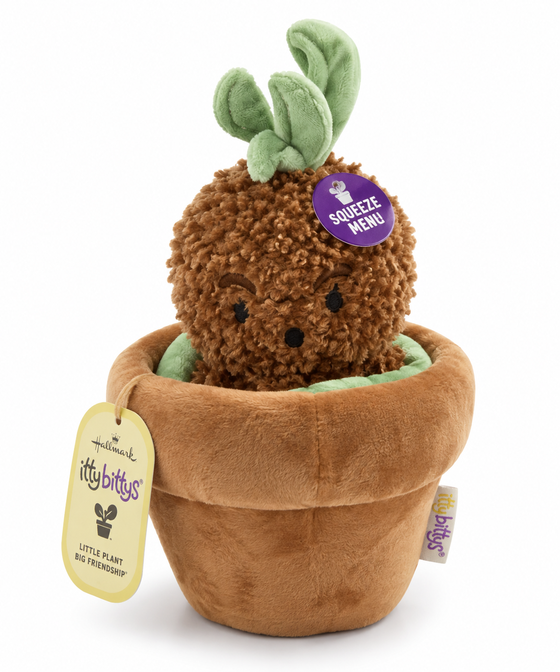 Hallmark itty bittys Harry Potter Mandrake Sound Plush in Flowerpot