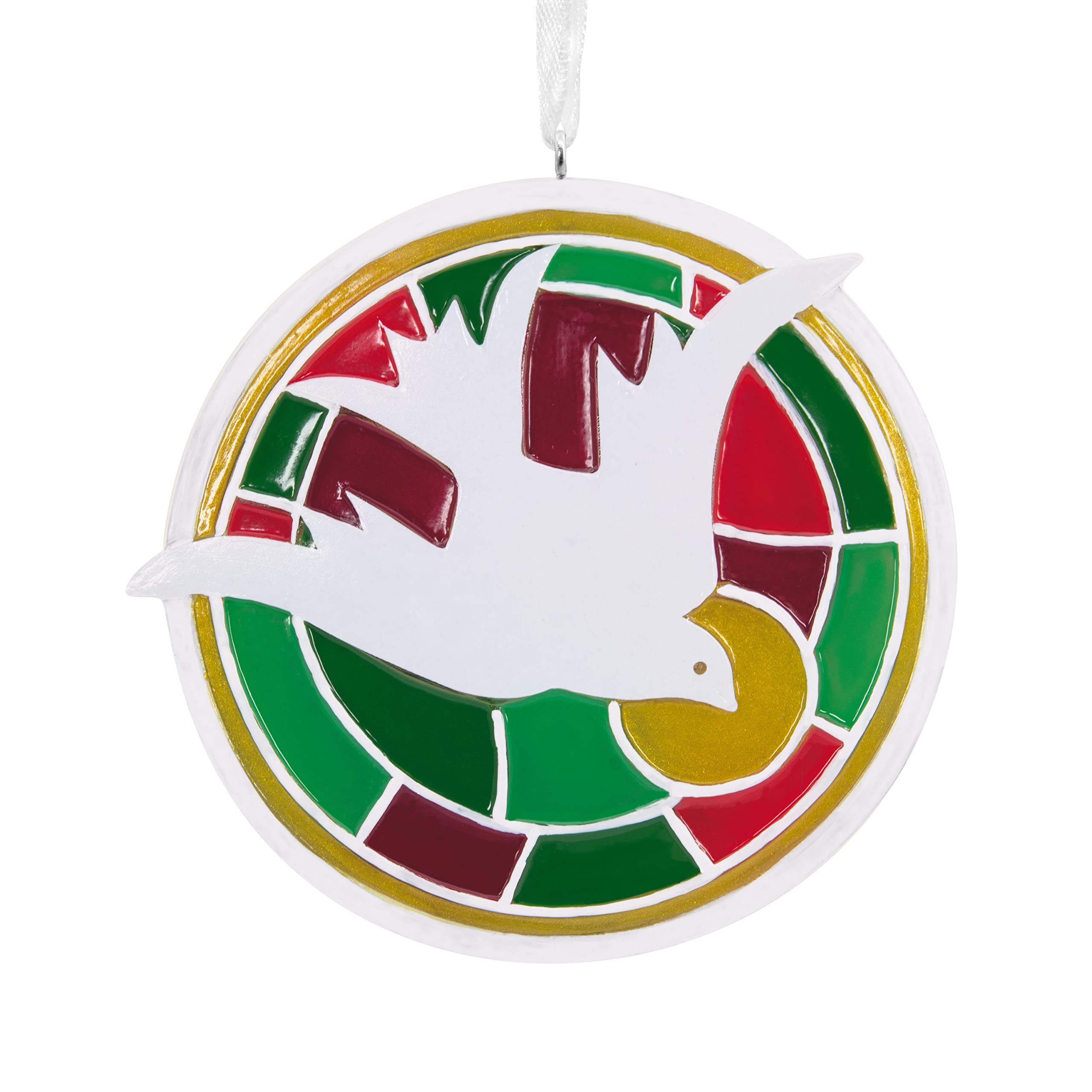 Hallmark Vida Dove "STAINED GLASS DOVE" Ornament (0001HDA1579)