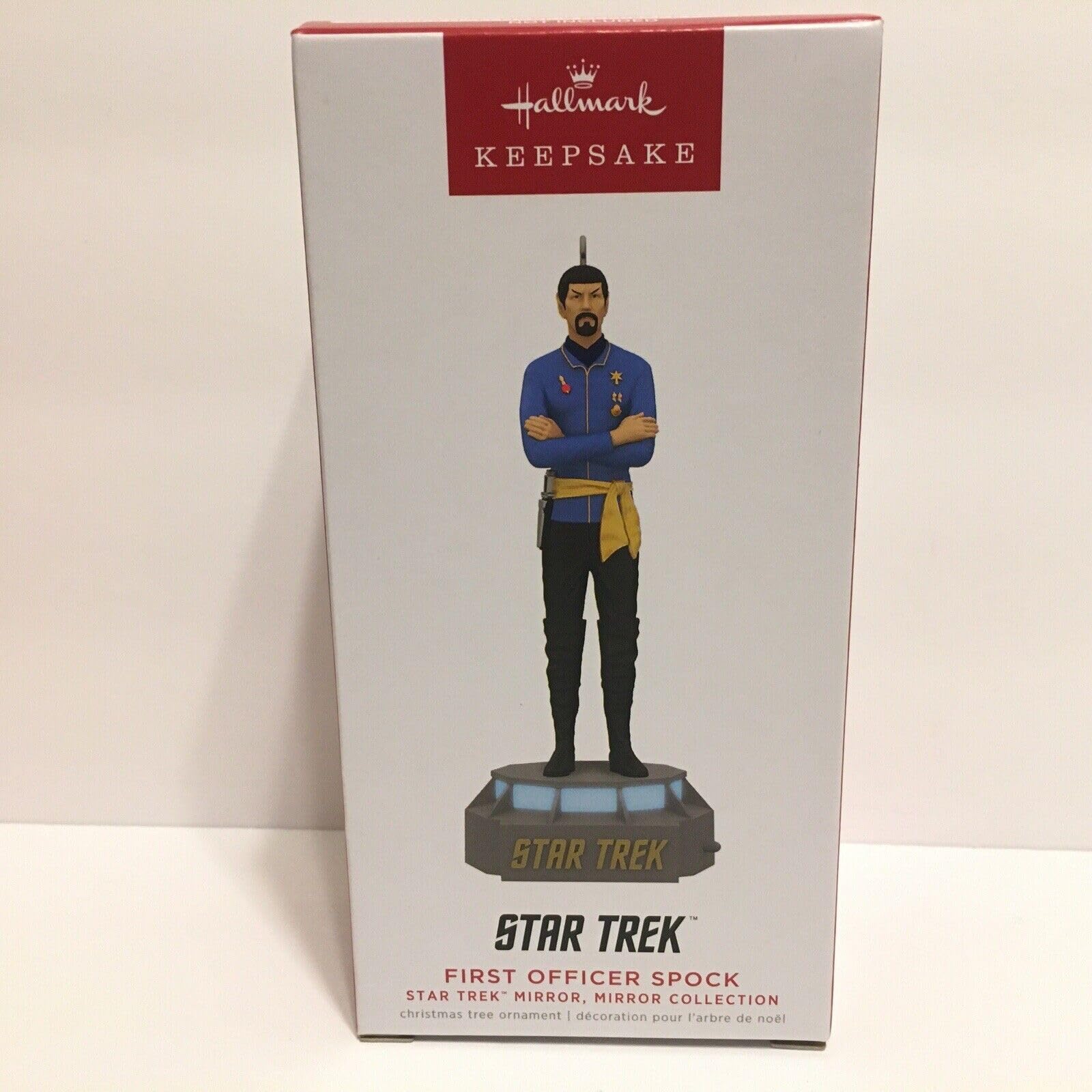 Hallmark Keepsake 2022 Star Trek First Officer Spock Mirror, Mirror Collection.