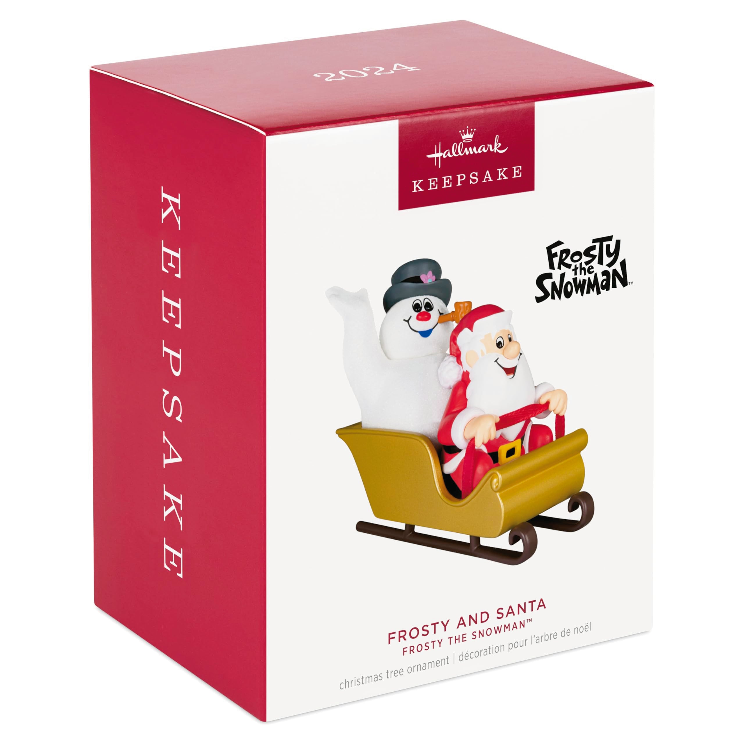 ORN FROSTY AND SANTA