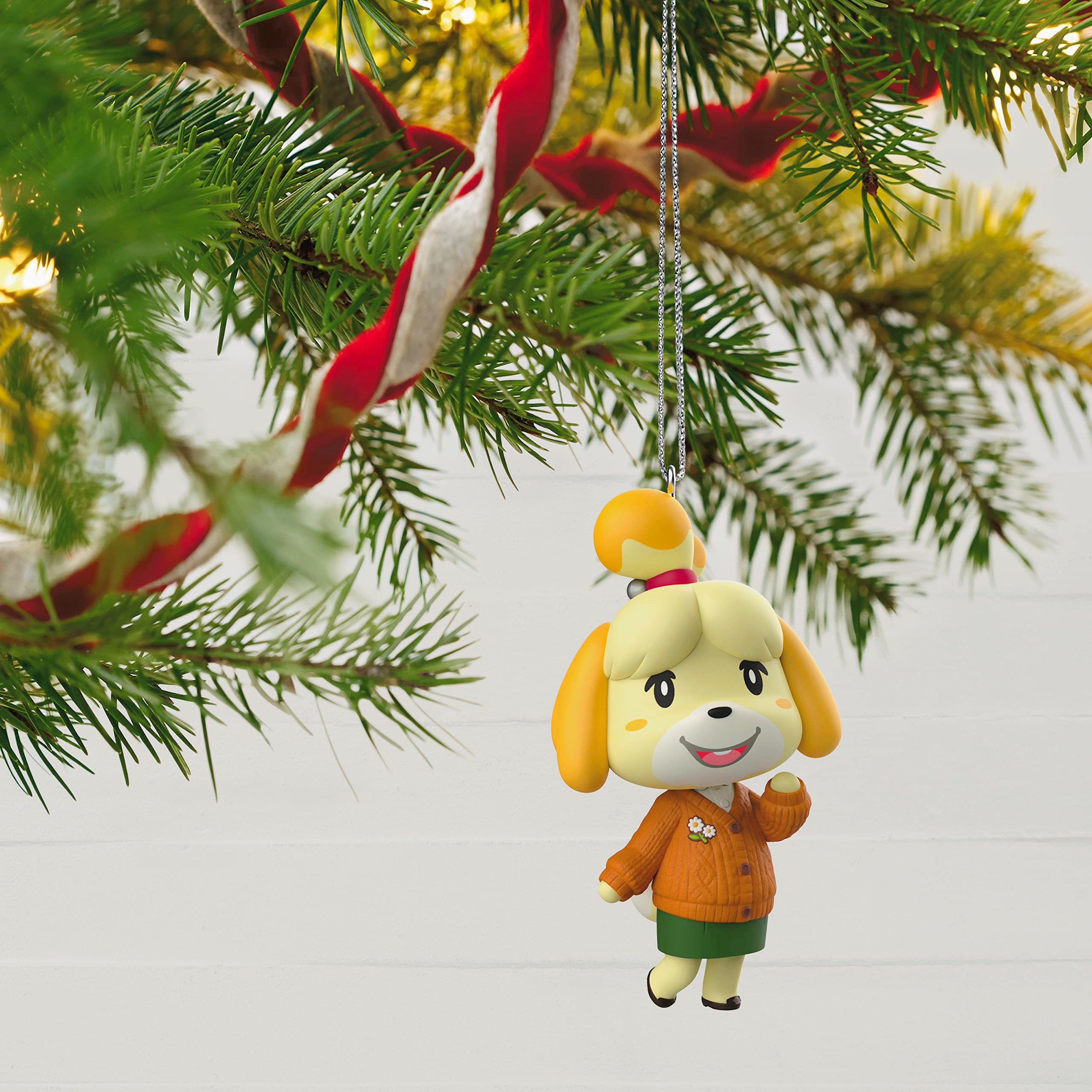 Hallmark Keepsake Christmas Ornament 2023, Nintendo Animal Crossing Ornament, Isabelle, Gifts for Gamers