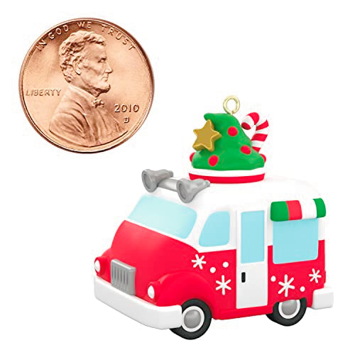 Hallmark Keepsake 1.35" Miniature Christmas Ornament 2023, Festive Frozen Treats with Sound Mini