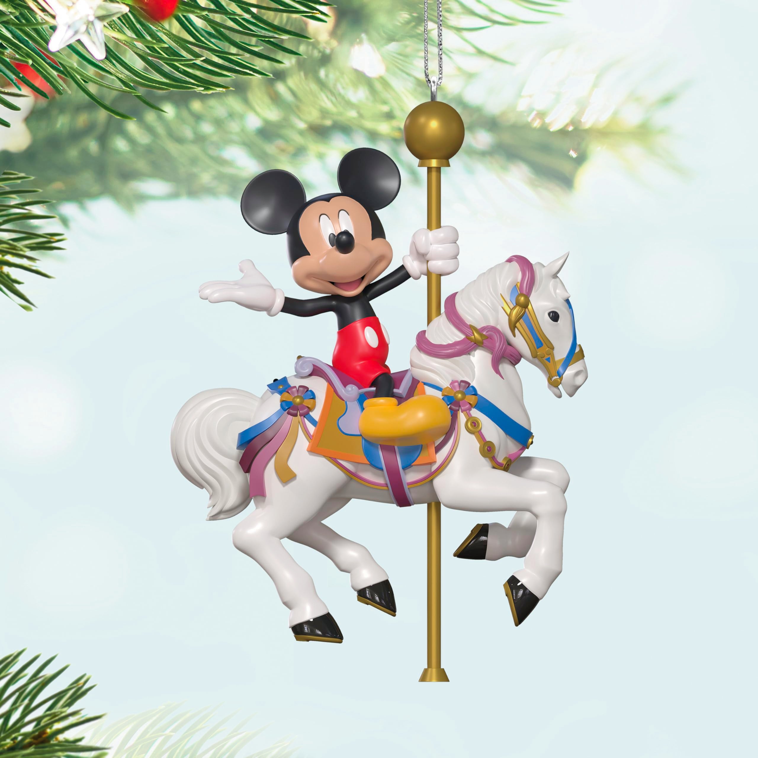 Ride Around the Kingdom, Disneyland king Arthur Carrousel 2025 Hallmark Keepsake Christmas Ornament