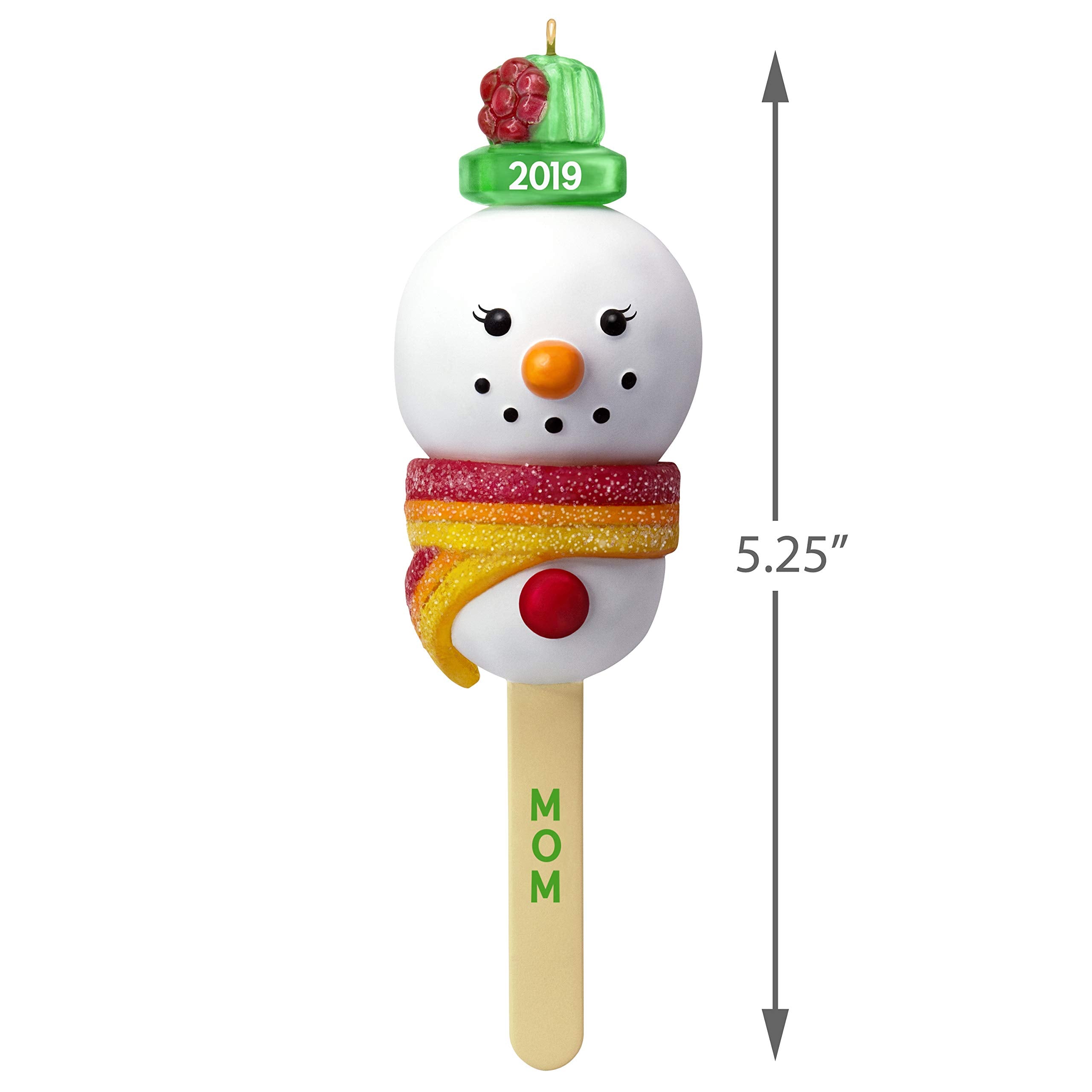 Hallmark Keepsake Christmas Ornament 2019 Year Dated Mom Cake Pop Snowman