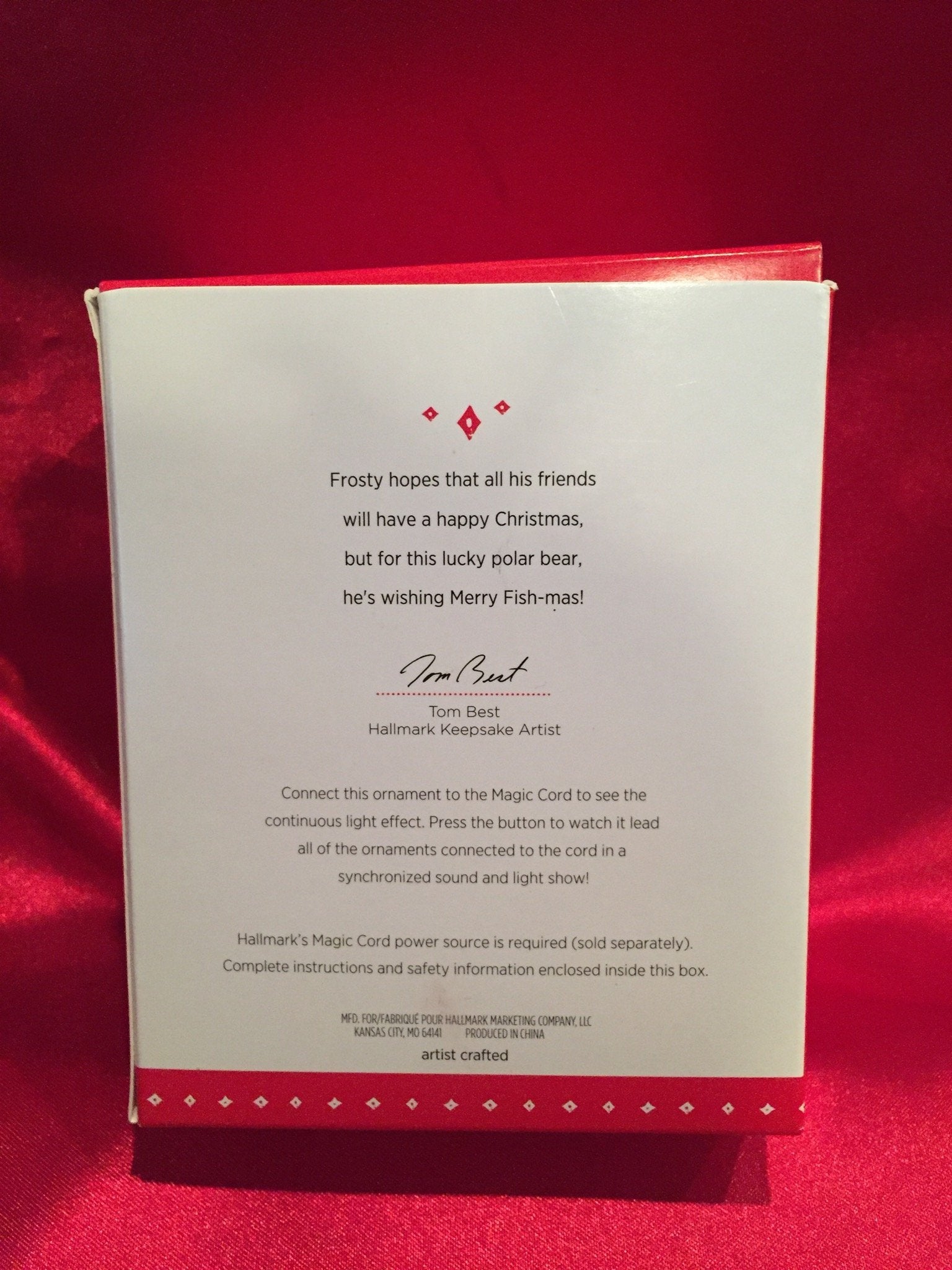 Hallmark Keepsake Ornament Frosty Friends A Fish for Christmas 2015