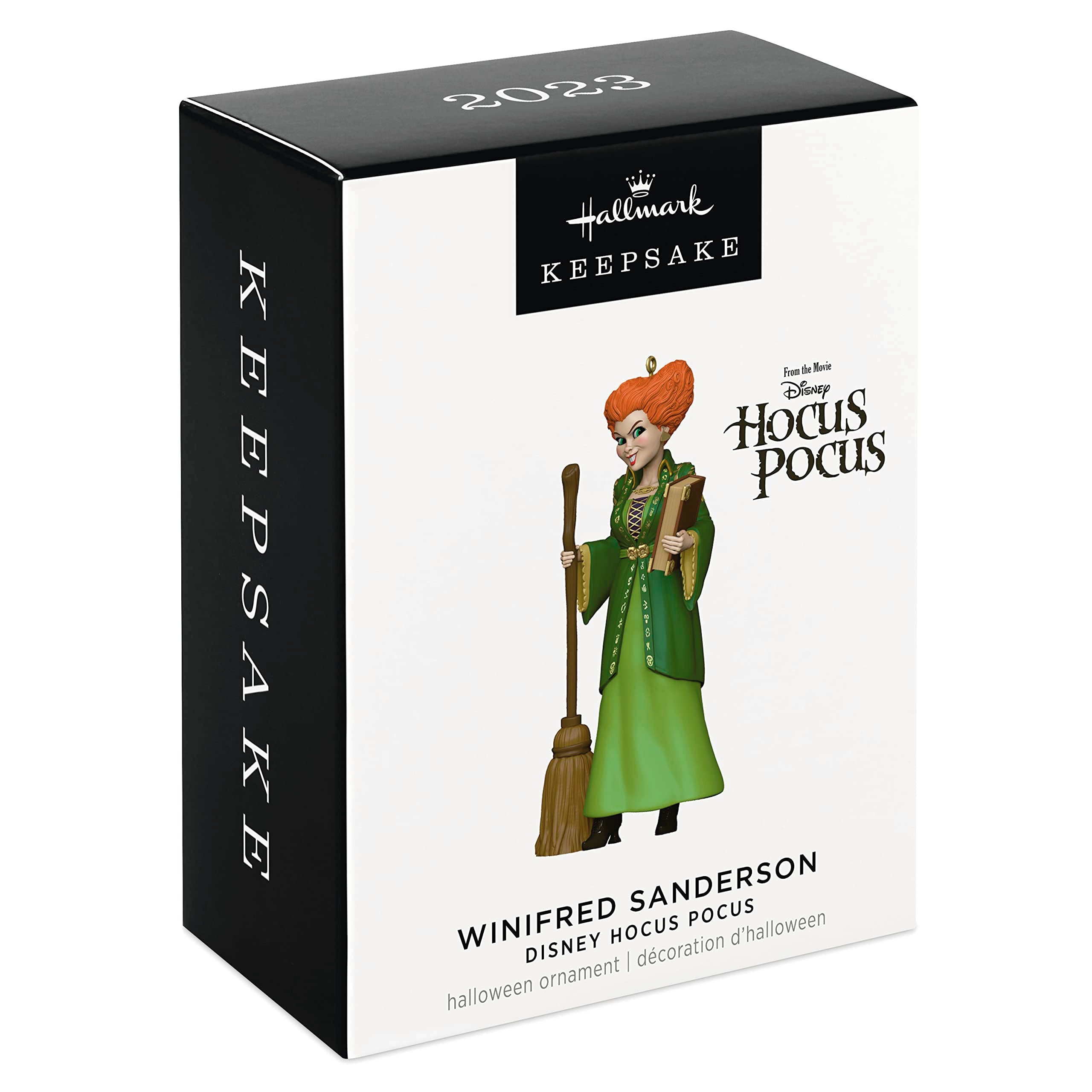 Hallmark Keepsake Halloween Ornament 2023, Disney Hocus Pocus Winifred Sanderson, Gifts for Disney Fans