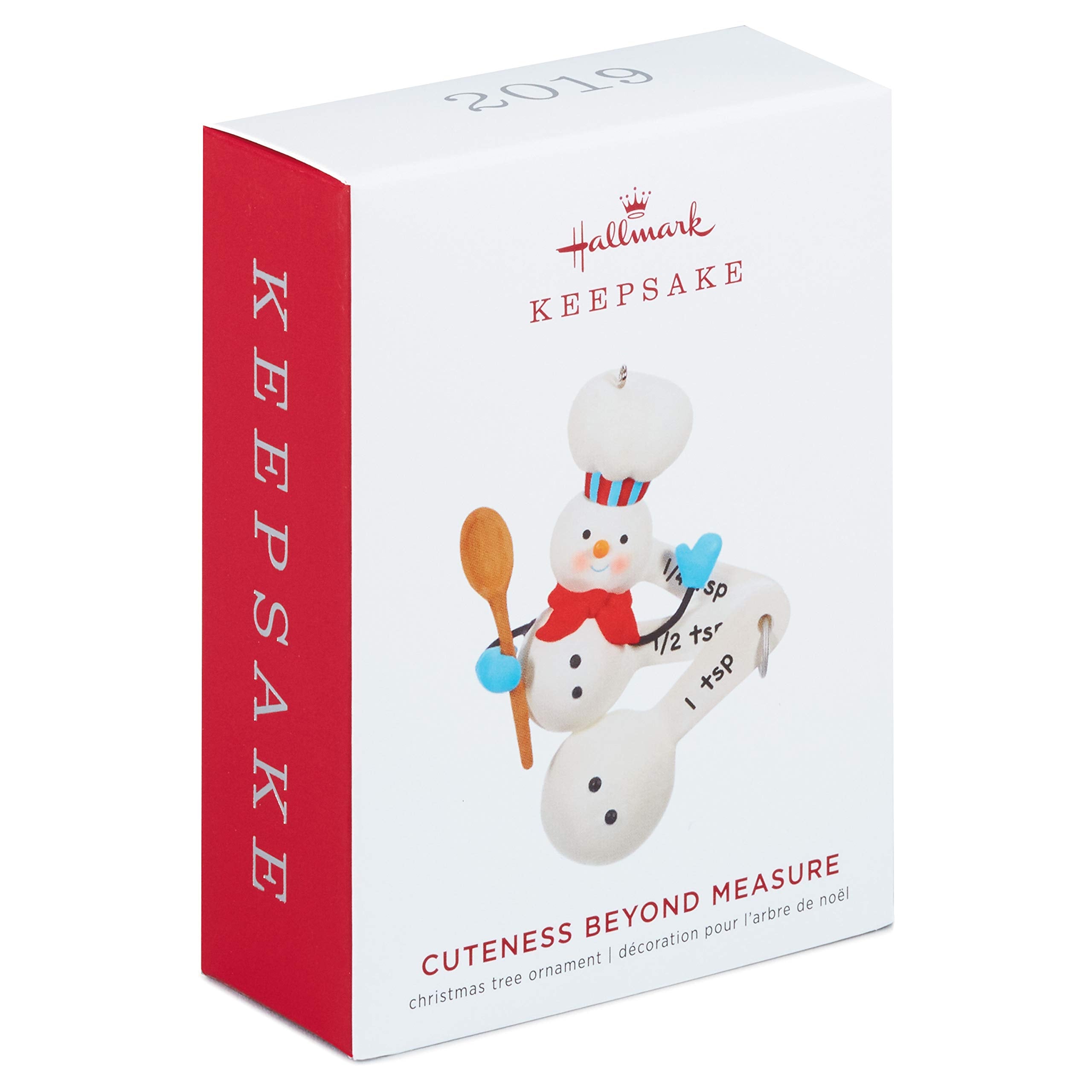 Hallmark Keepsake Christmas 2019 Year Dated Cuteness Beyond Measure Baking Snowman Ornament,