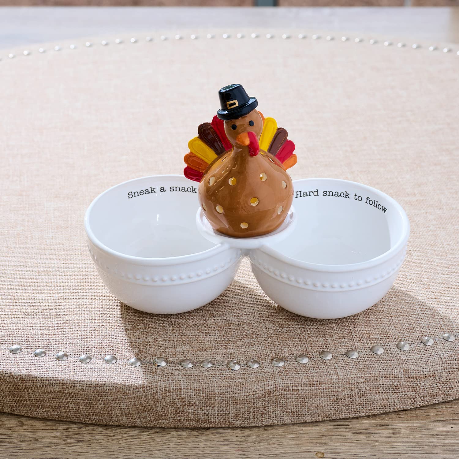Double Dip Snack Server