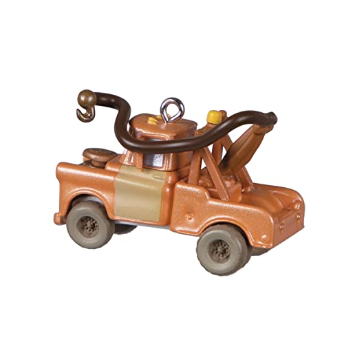 Hallmark Keepsake 1.02" Miniature Plastic Christmas Ornament 2022, Disney/Pixar Cars Lil' Mater, Mini