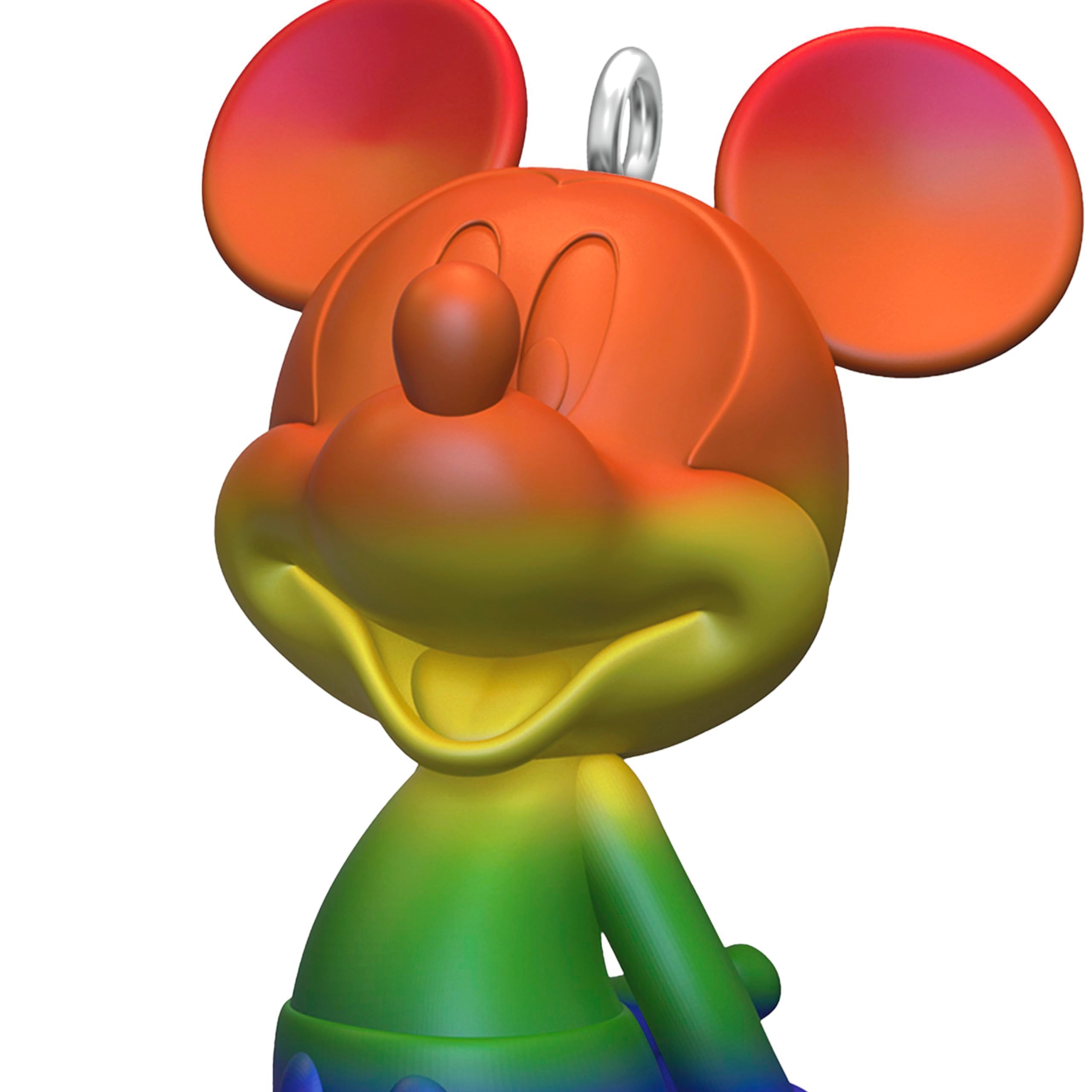 Hallmark Keepsake Christmas Ornament 2024, Disney Mickey Mouse Rainbow Mickey, Gifts for Disney Fans