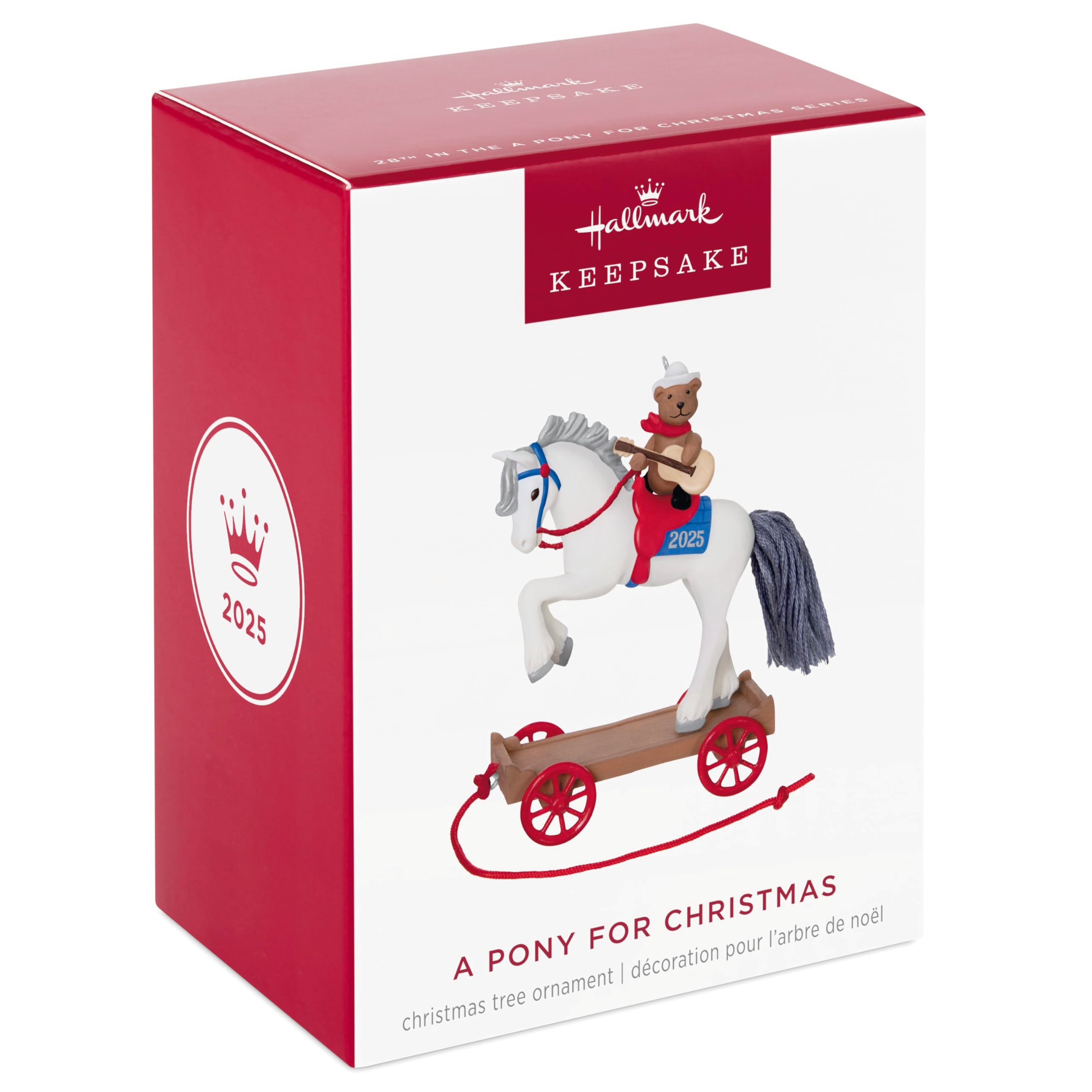 Hallmark Keepsake Christmas Ornament 2025, A Pony for Christmas 2025, Gifts for Kids