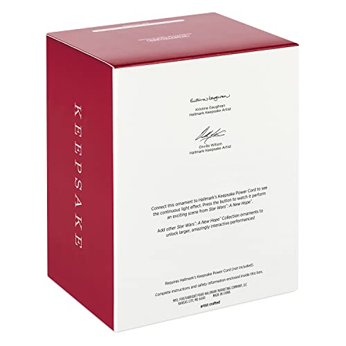 Hallmark Keepsake Christmas Ornament 2022, Star Wars: A New Hope Collection Obi-Wan Kenobi, Light and Sound