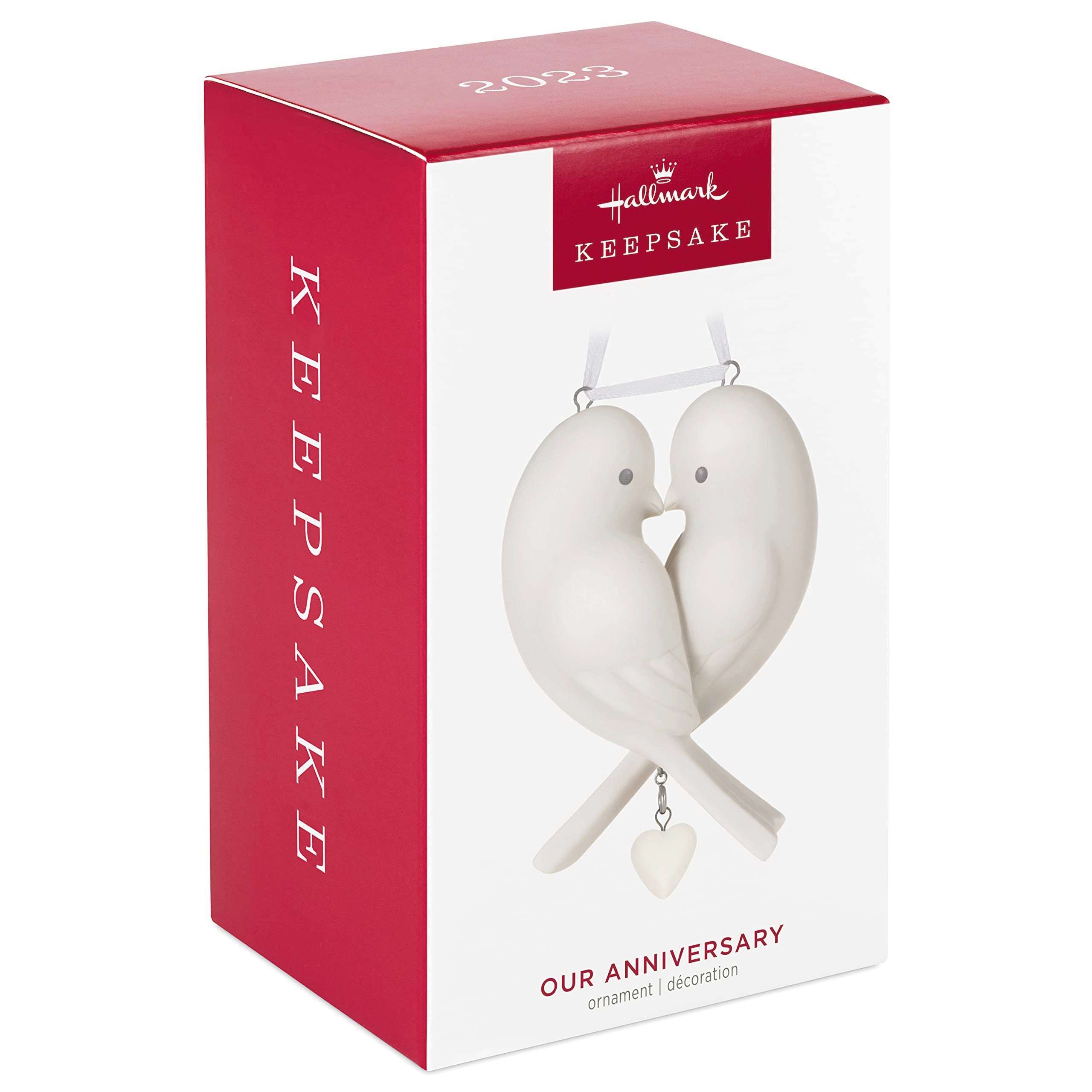 Hallmark Keepsake Christmas Ornament 2023, Lovebirds