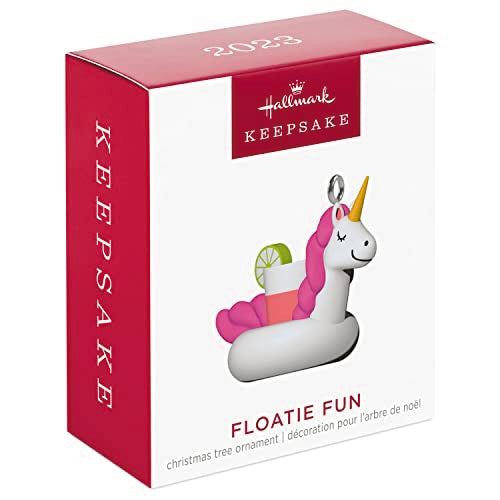Hallmark Keepsake 0.78" Miniature Christmas Ornament 2023, Floatie Fun Mini