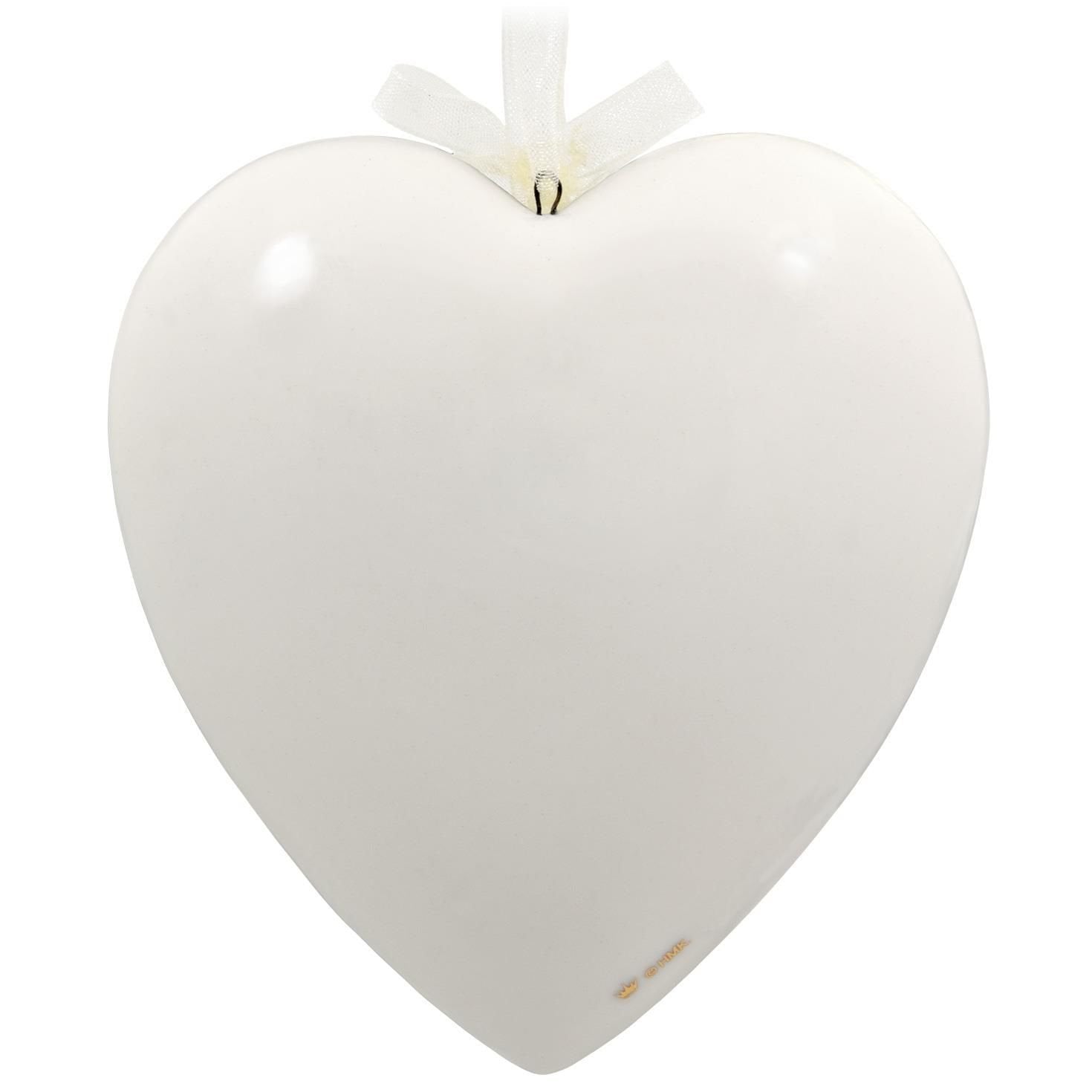 Hallmark 1995QHX1002 Wedding Heart and Rings Keepsake Christmas Ornaments