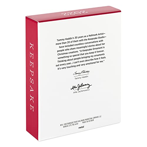 Hallmark Keepsake Christmas Ornament 2022, Forever Friend Pet Memorial Ornament for Dog or Cat Picture Frame, Metal