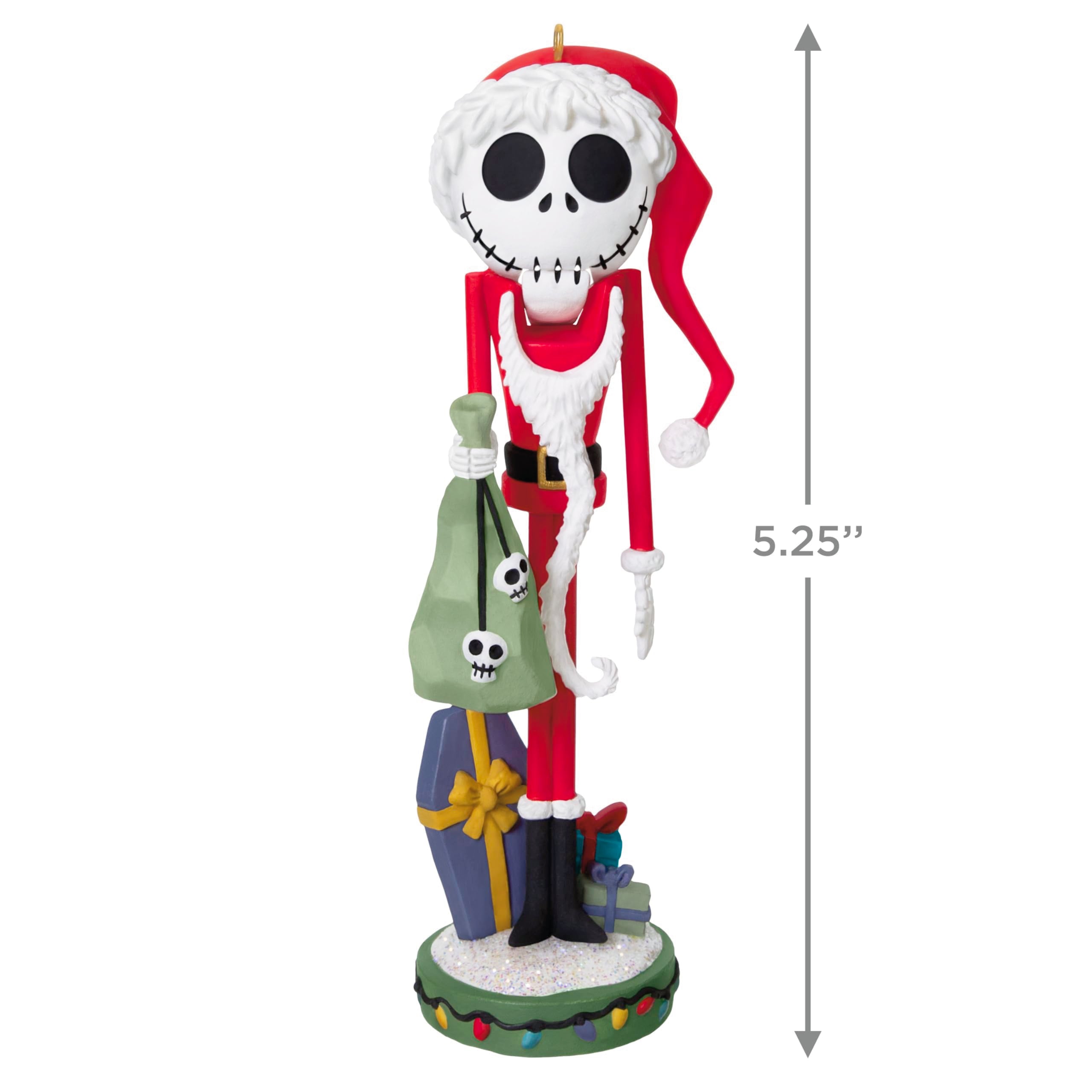 Santa Jack Skellington Nutcracker, Disney Tim Burtons The Nightmare Before Christmas, 2025 Hallmark Keepsake Christmas Ornament