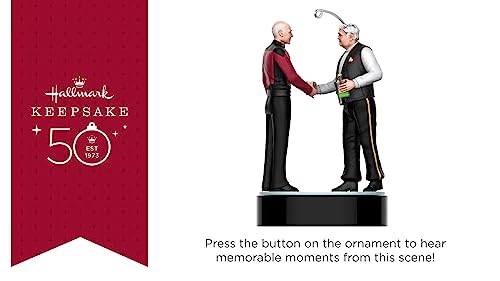 Hallmark Keepsake Christmas Ornament 2023, Star Trek: The Next Generation Relics Ornament with Sound, Gifts for Trekkies