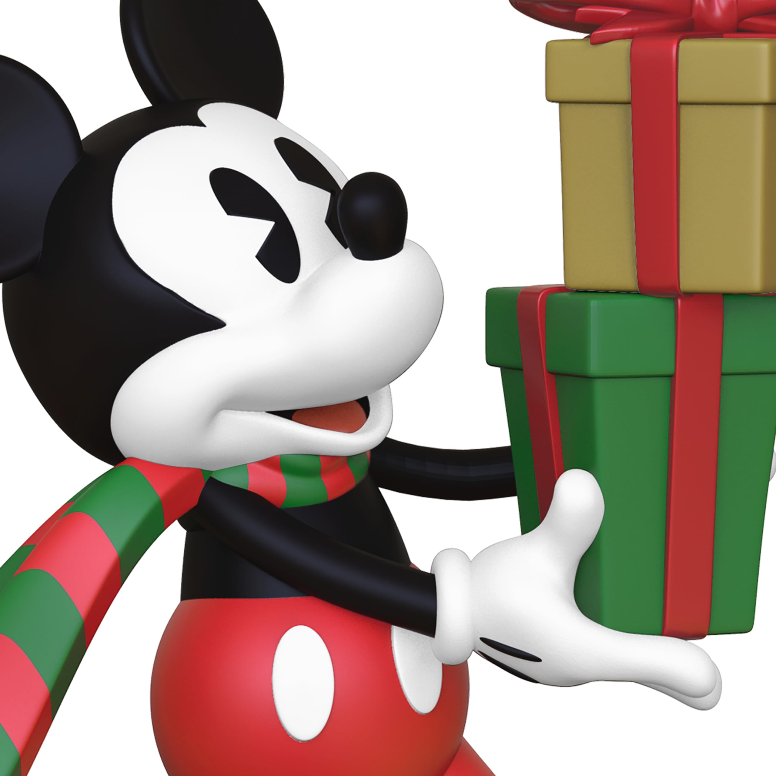 Hallmark Keepsake 1.16" Mini Christmas Ornament, Disney Mickey Mouse Mickey's Special Delivery, Gifts for Disney Fans