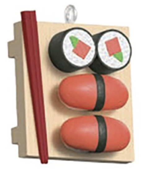 Sweet Lil' Sushi 2025 Mini Hallmark Christmas Ornament